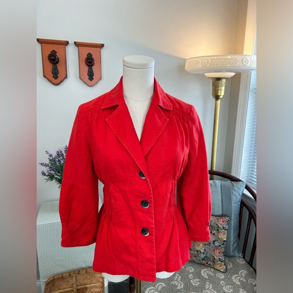 Kenneth Cole Reaction Linen Look Blazer - Picture 2 of 6